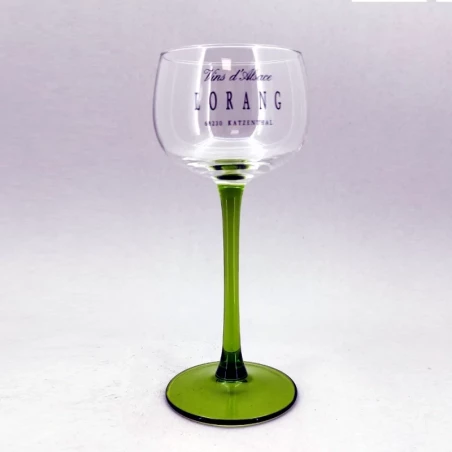 Verre Alsace (pied vert)